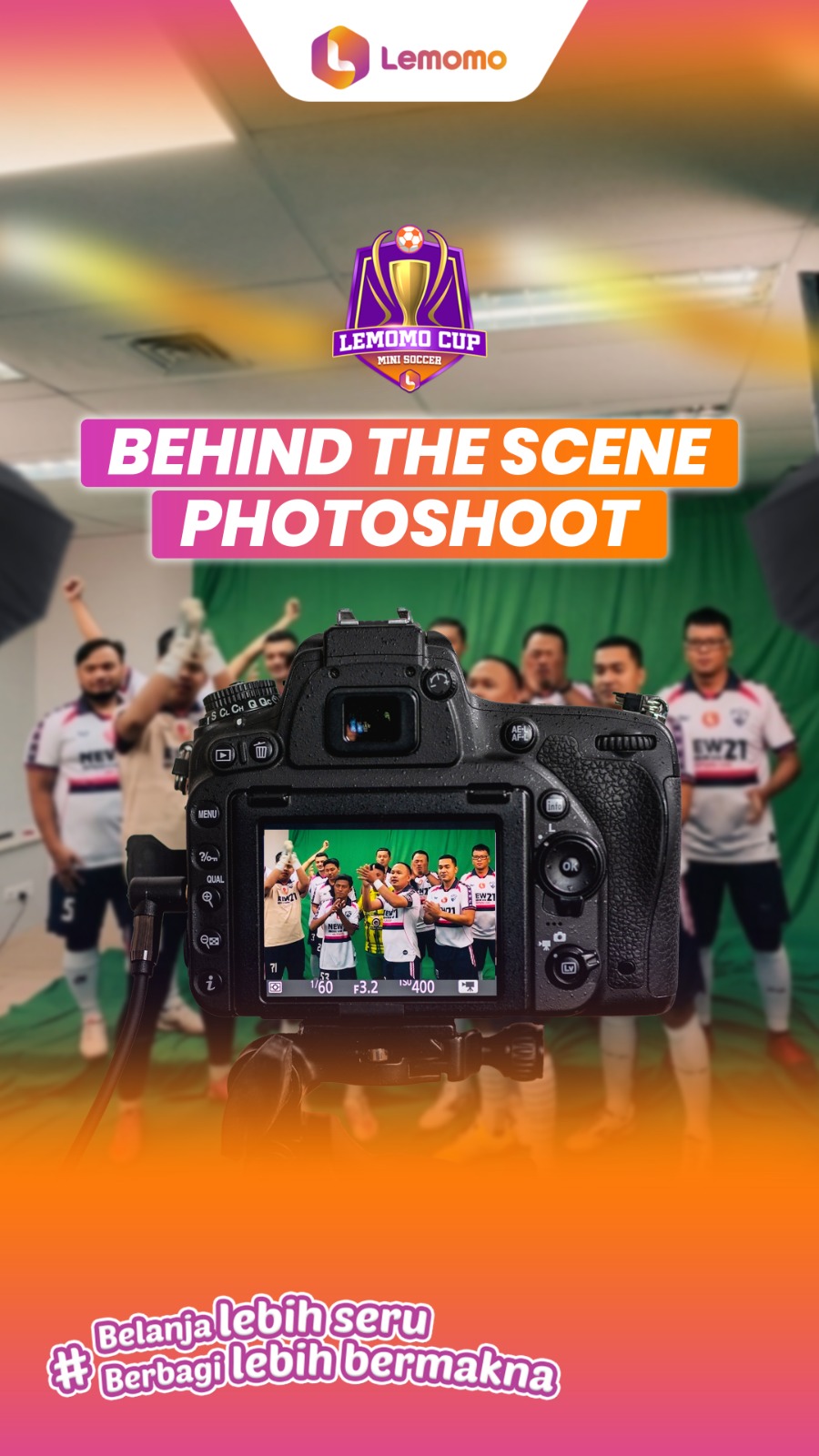 Behind the scenes pengambilan video tim peserta.