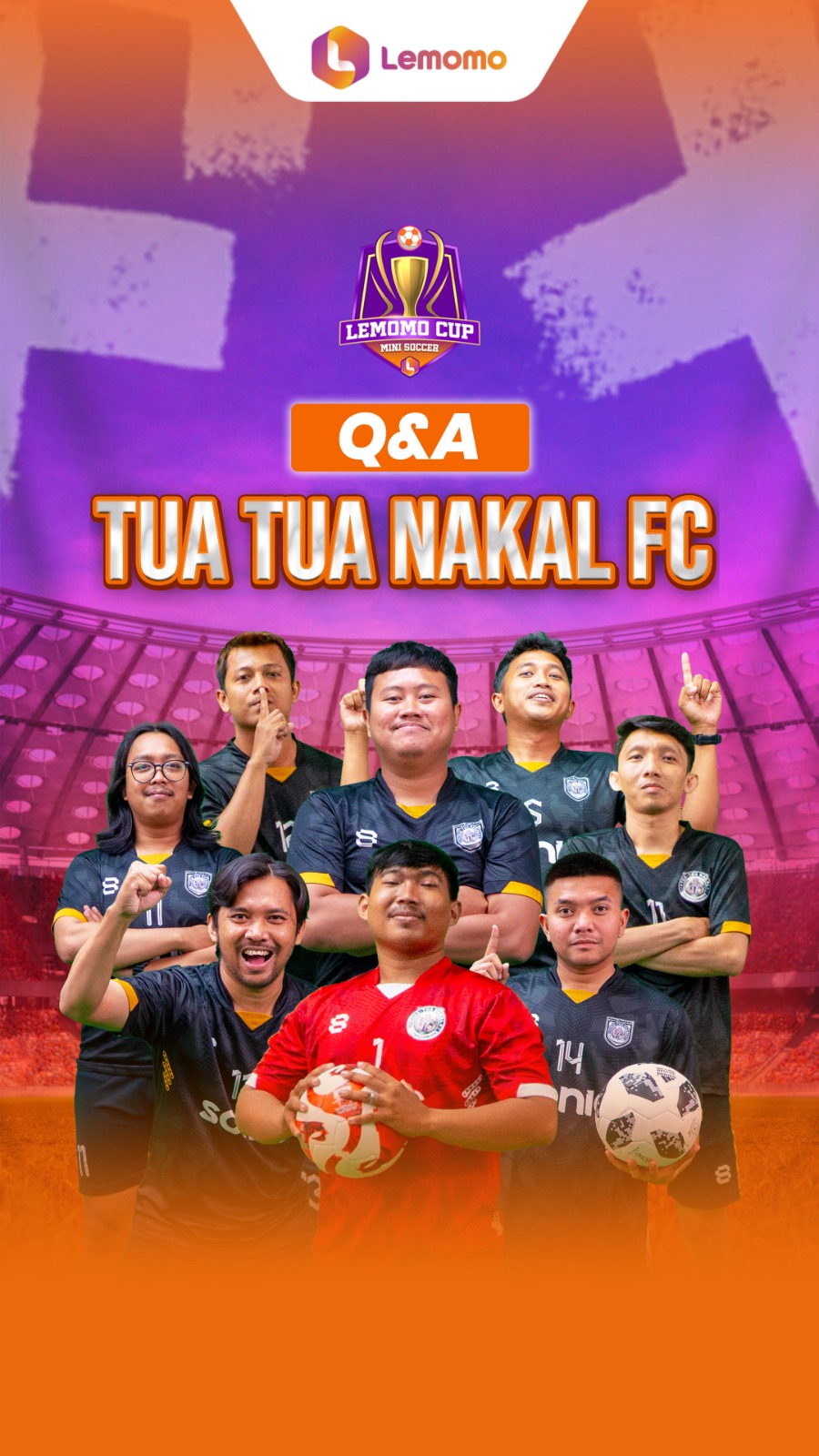 Cover QnA Interview with Tua-Tua Nakal FC