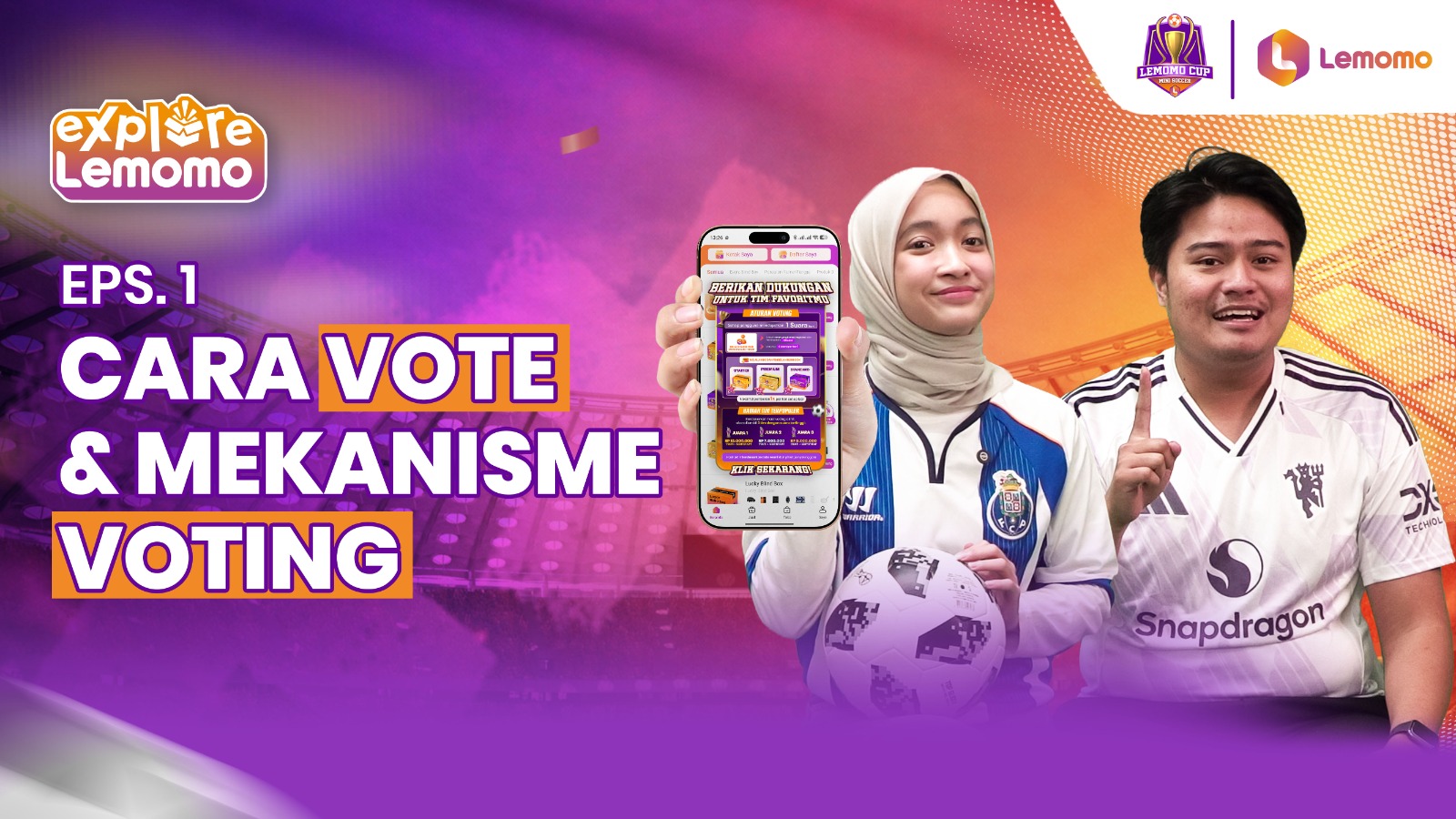  Explore Lemomo Cup 2026: MEKANISME VOTING TIM TERPOPULER!