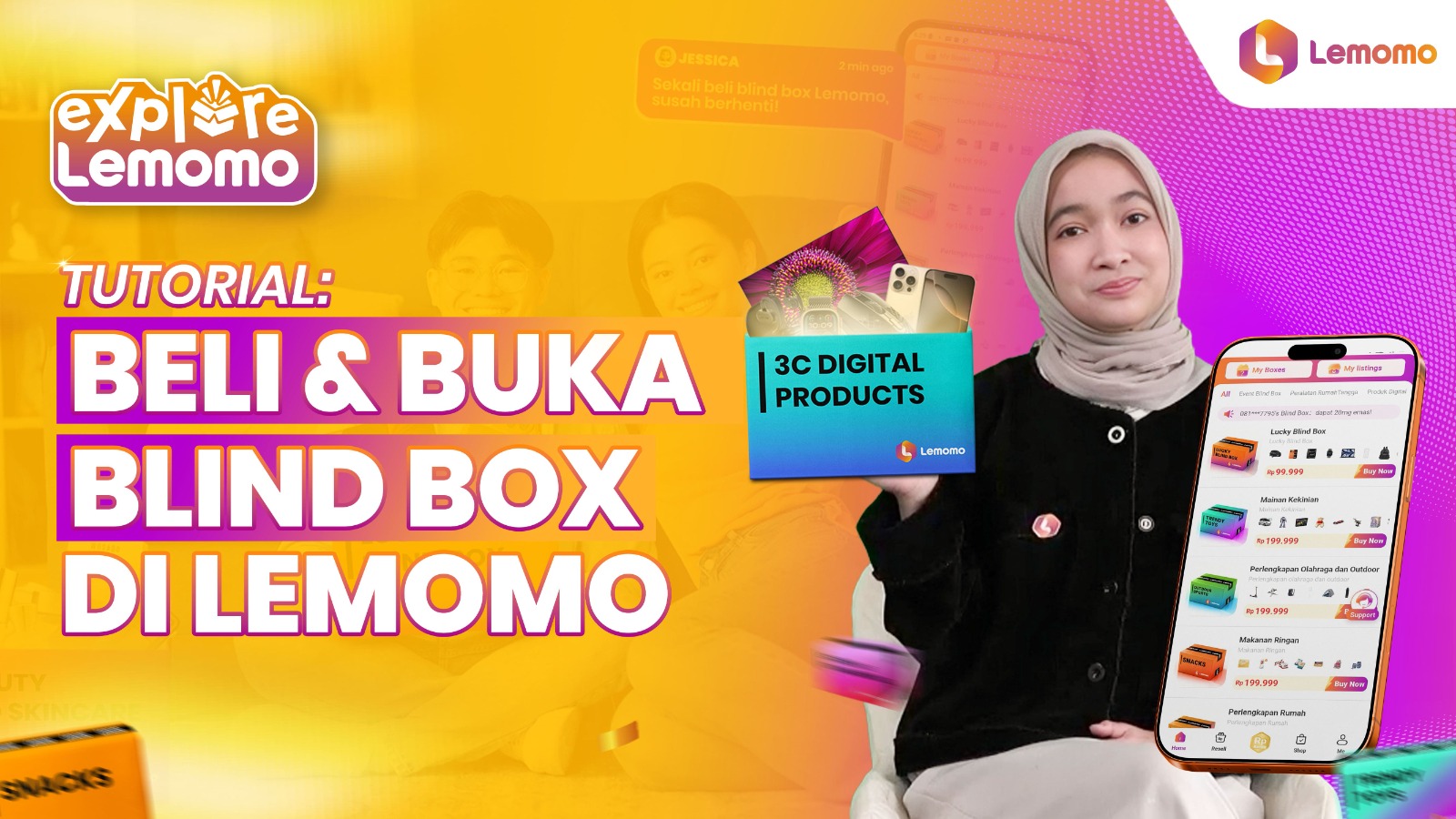 TUTORIAL BELI & BUKA BLIND BOX LEMOMO
